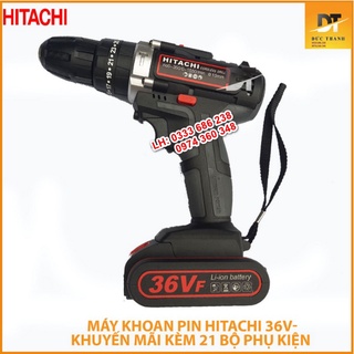 Siêu hot máy khoan pin đa chức năng hitachi 36v