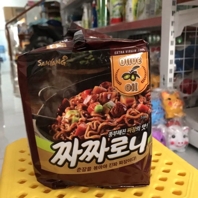 mì trộn tương đen SAMYANG 1 lốc 5 gói 700gram