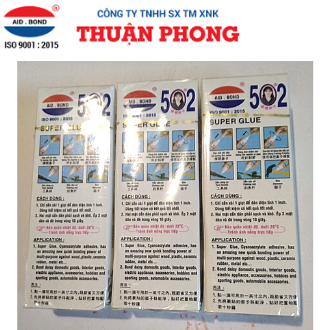 3 hộp keo con voi 502 Thuận Phong hàng tốt