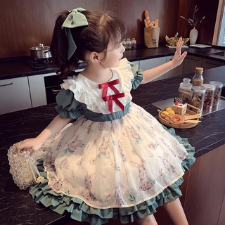 Đầm Công Chúa Phong Cách Lolita Mùa Hè 2021 Cho Bé Gái