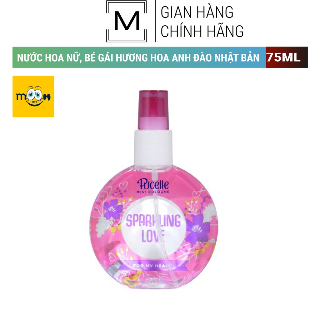 Nước hoa nữ,bé gái Gatsby Nhật Bản hương hoa đào tự nhiên 75 ml