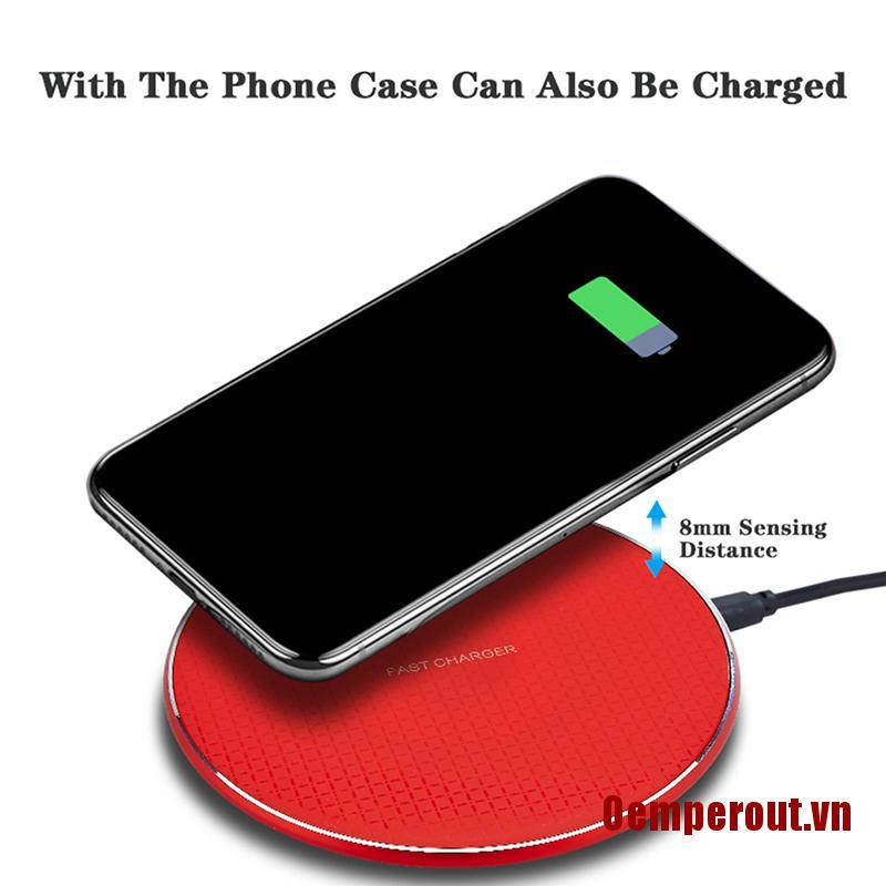 Oemperout❤20W Fast Wireless Charger For Samsung Galaxy S10 S9 S8 Note9 USB Qi Charging Pad