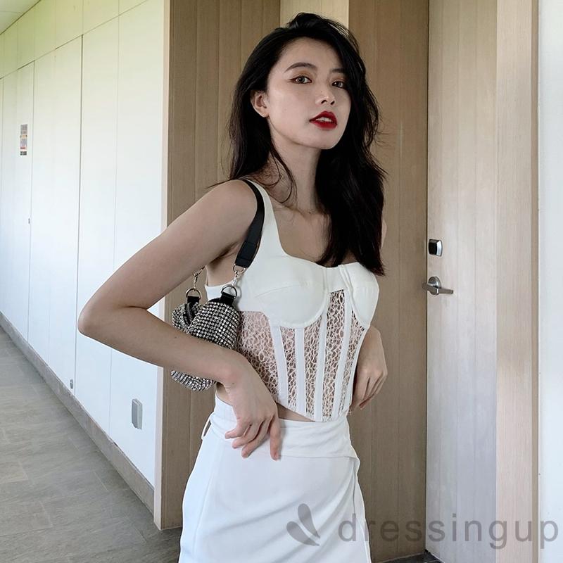 Áo Croptop Dệt Kim Sát Nách Thiết Kế Lệch Tà Quyến Rũ