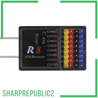 R8 Receiver for   D16 D8 PIX, PX4 Display the Flight Control