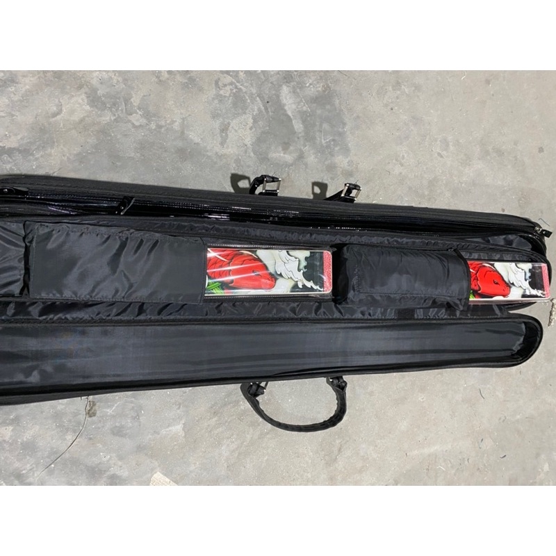 Bao đựng cần Daiwa cacbon cao cấp 2 ngăn 3 ngăng