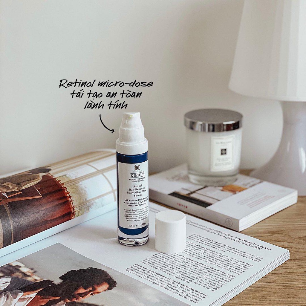 [Chính hãng US] TINH CHẤT RETINOL KiiehlS MICRO DOSE GIÚP TÁI TẠO DA &amp; GIÚP DA SĂN CHẮC VÀ ĐÀN HỒI HƠN Kiiehl’s