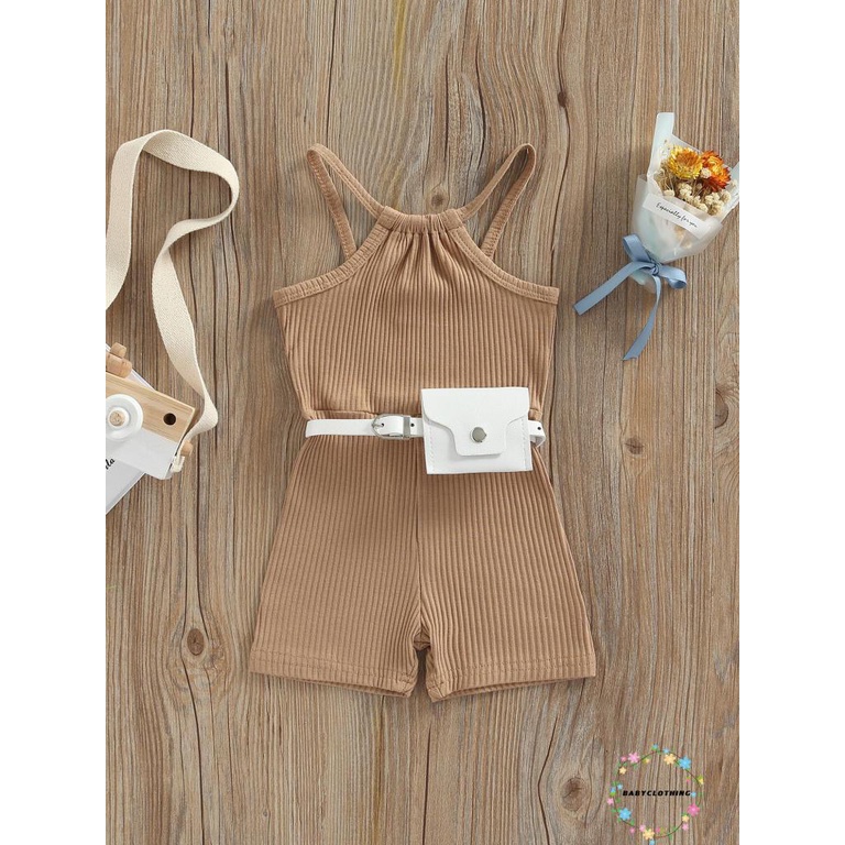 Bộ Áo Liền Quần Màu Sắc Thời Trang Cho Bé Gái