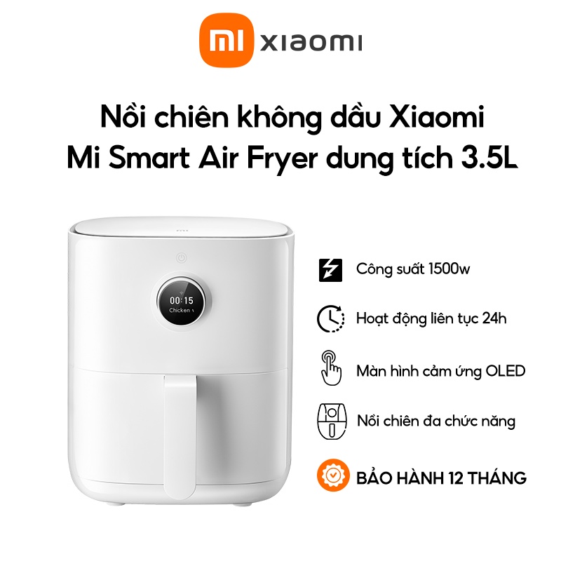 Review Nồi chiên không dầu Xiaomi Mi Smart Air Fryer dung tích 3.5L