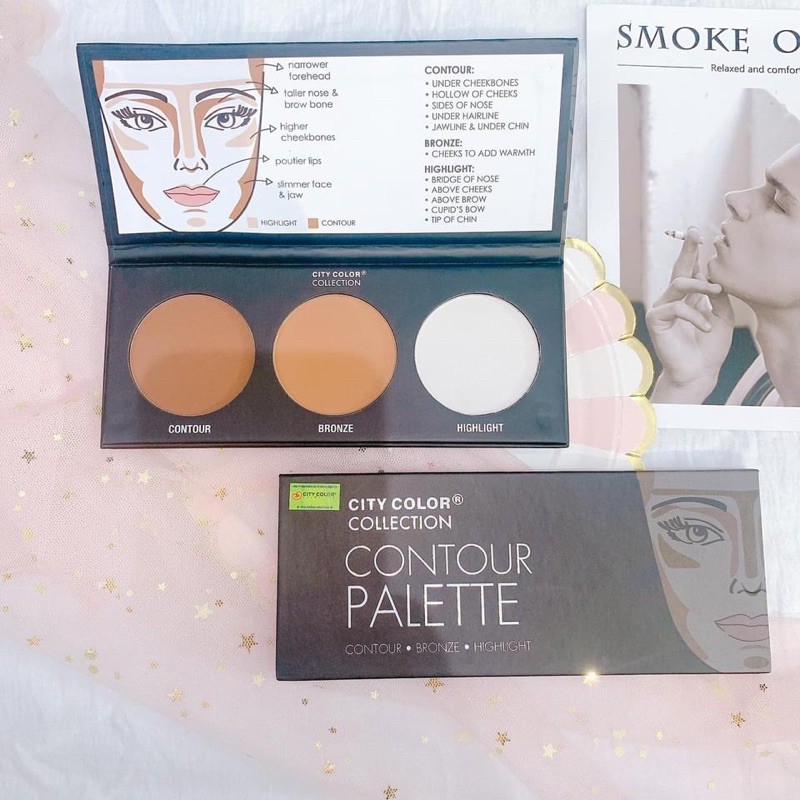 💥Phấn tạo khối 3 ô City Color Contour Effects | BigBuy360 - bigbuy360.vn