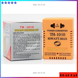 Adaptor đổi điện áp 220v - 110v, revolve th-1010 80w - tđsg