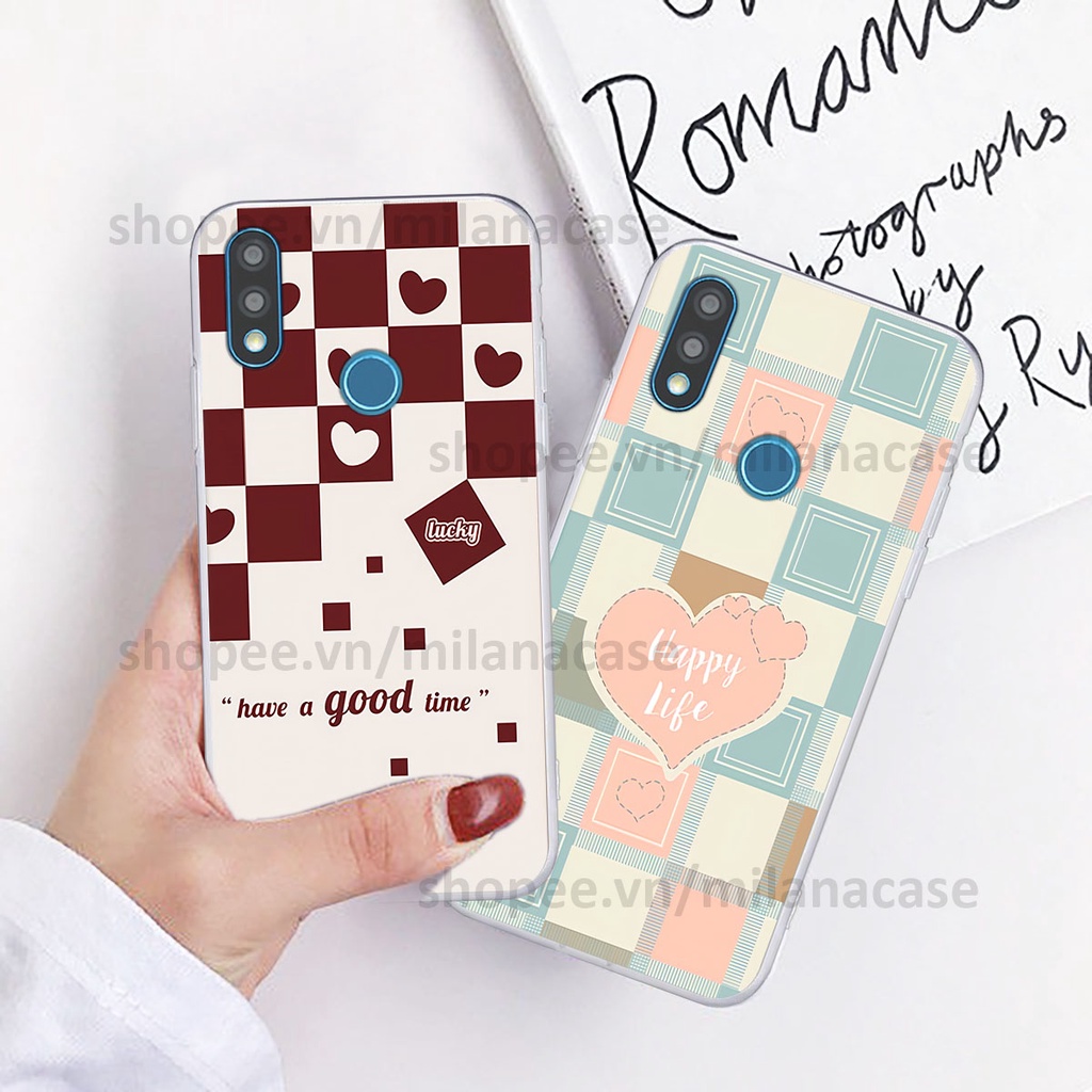 Ốp Vsmart Joy 2 Plus / Joy2+ caro họa tiết nhiều màu sắc siêu đẹp thời trang cá tính