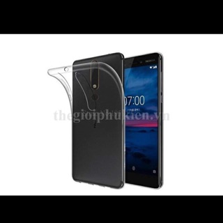 Ốp lưng dẻo silicon trong suốt loại 1 cho nokia 6.1 2018