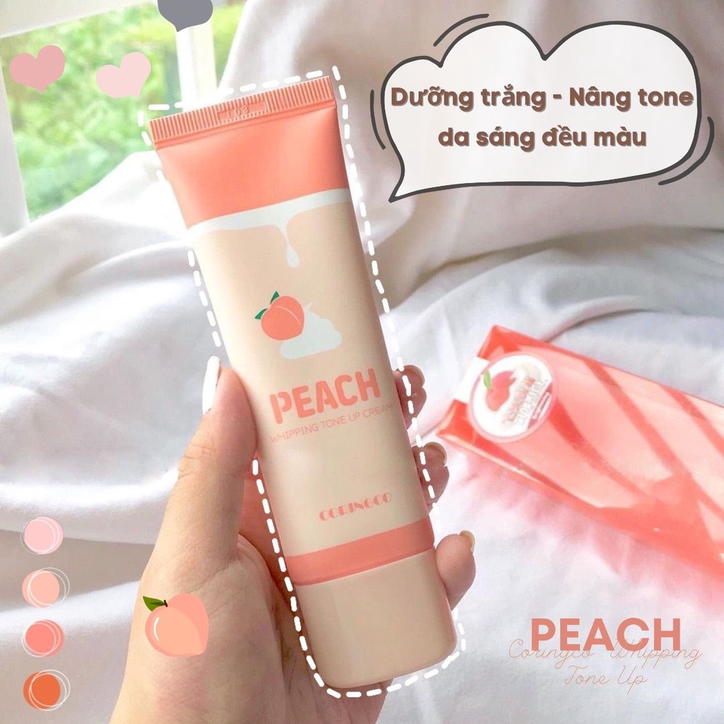 Kem dưỡng nâng tông PEACH Whipping Tone Up Cream Cocolux