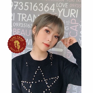 Tóc Bộ Nguyên đầu tomboy xám nâu cá tính