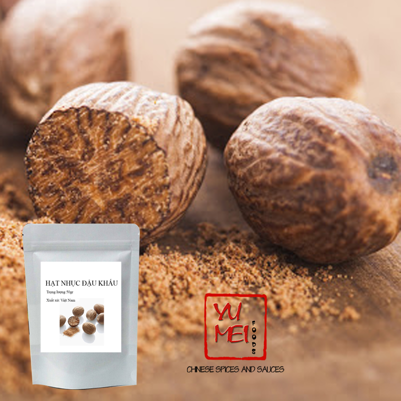 Hạt Nhục Đậu Khấu Nutmeg 50gr Chế Biến Món Ăn
