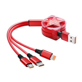 Cáp Sạc Nhanh type-c Ba Trong Một Cho Điện Thoại iPhone Android