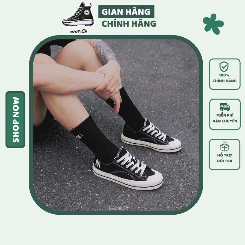 CHÍNH HÃNG IMMA.G | GIÀY MLB PLAYBALL đen thấp