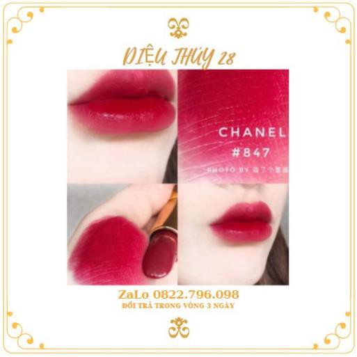 Son Chanel 847 Rouge Majestueux – Màu Đỏ lạnh đậm | BigBuy360 - bigbuy360.vn