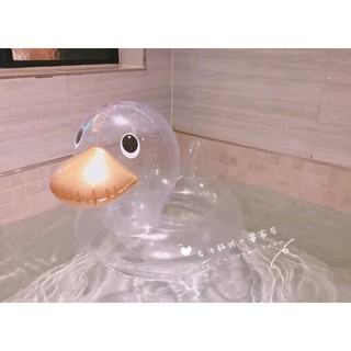 Phao bơi vịt trong suốt