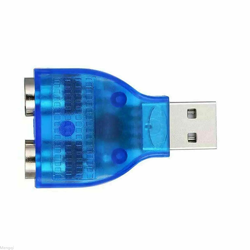 Đầu Chuyển Đổi Usb 2.0 Male Sang 2 Port Ps2 Female Cho Bàn Phím Và Chuột