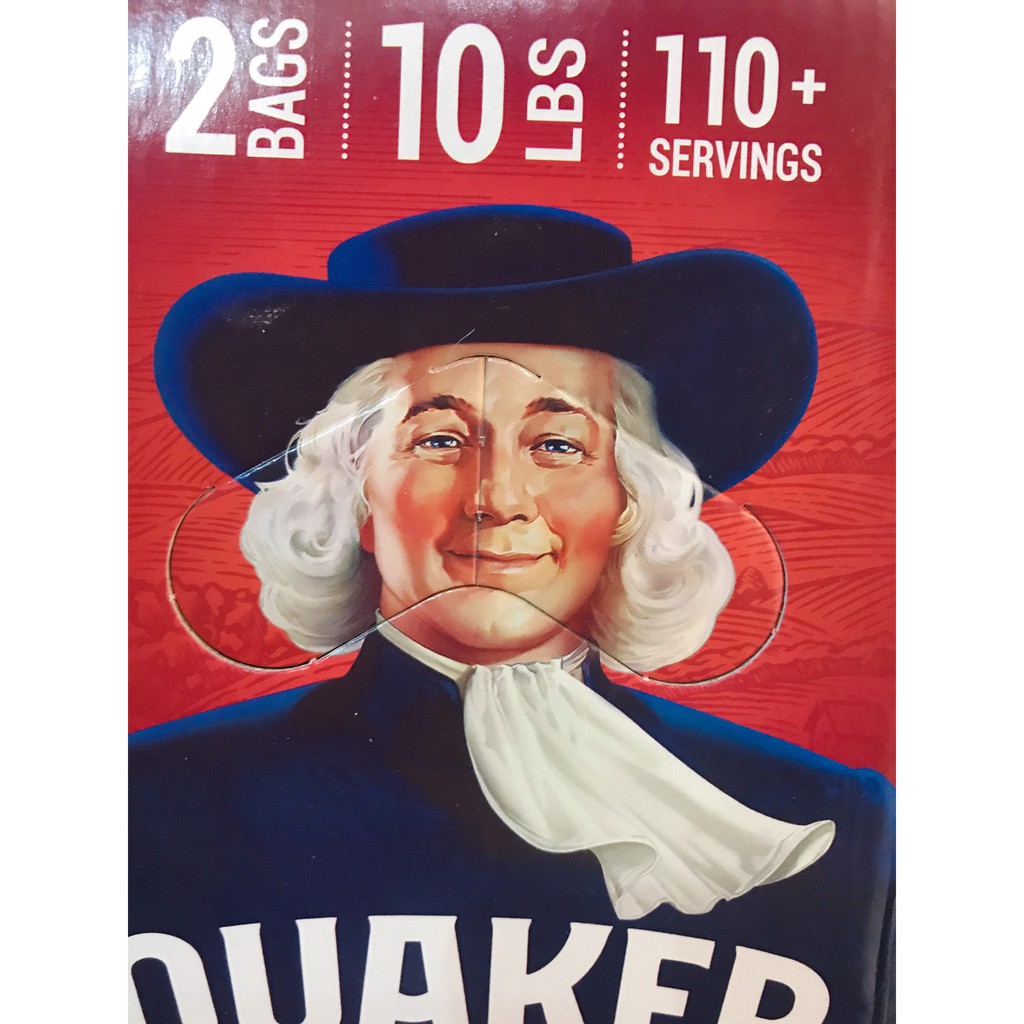 (Auth) Thùng nguyên Seal yến mạch QUAKER OATS Quick 1 minute 4.53kg (Date 5/2022) NHẬP KHẨU USA