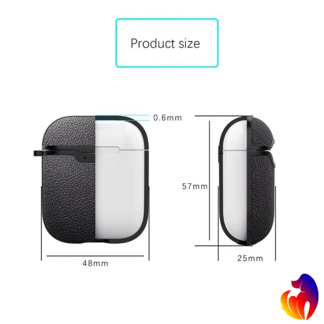 Vỏ bọc mềm bảo vệ hộp sạc tai nghe Airpod 2