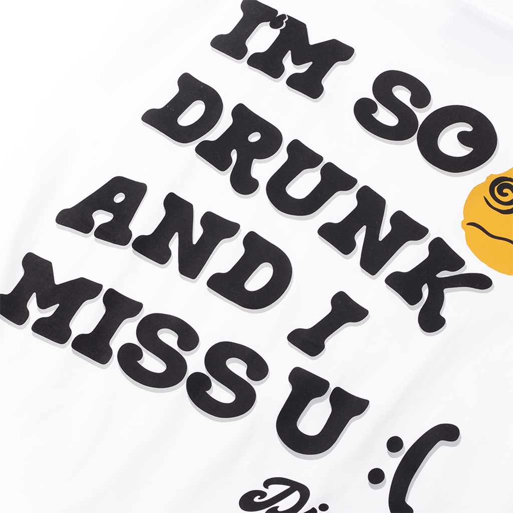 DirtyCoins Áo thun I'm So Drunk T-shirt - White