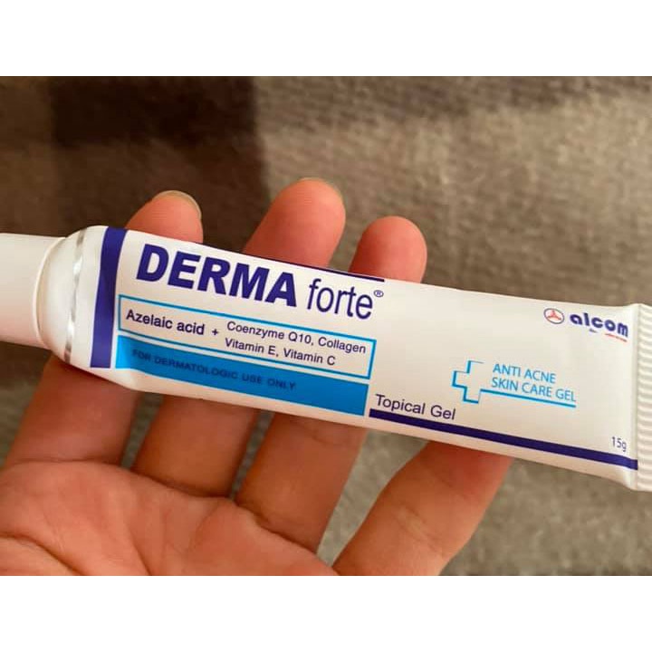 Derma Forte Gel 15g Giảm Mụn Trứng Cá, Ngừa Thâm, Mờ Sẹo, Dưỡng Da