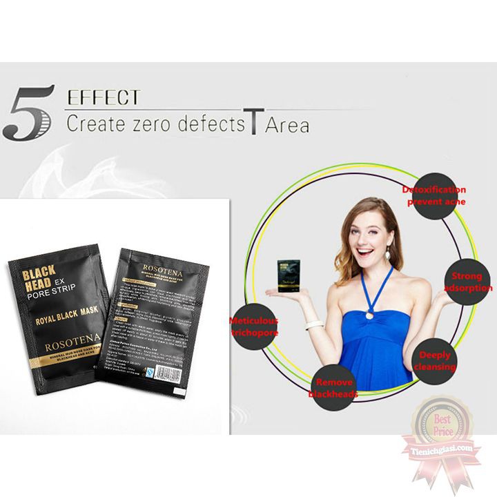 Miếng dán lột mụn đầu đen 6g chính hãng hiệu quả không gây tổn thương da mặt 