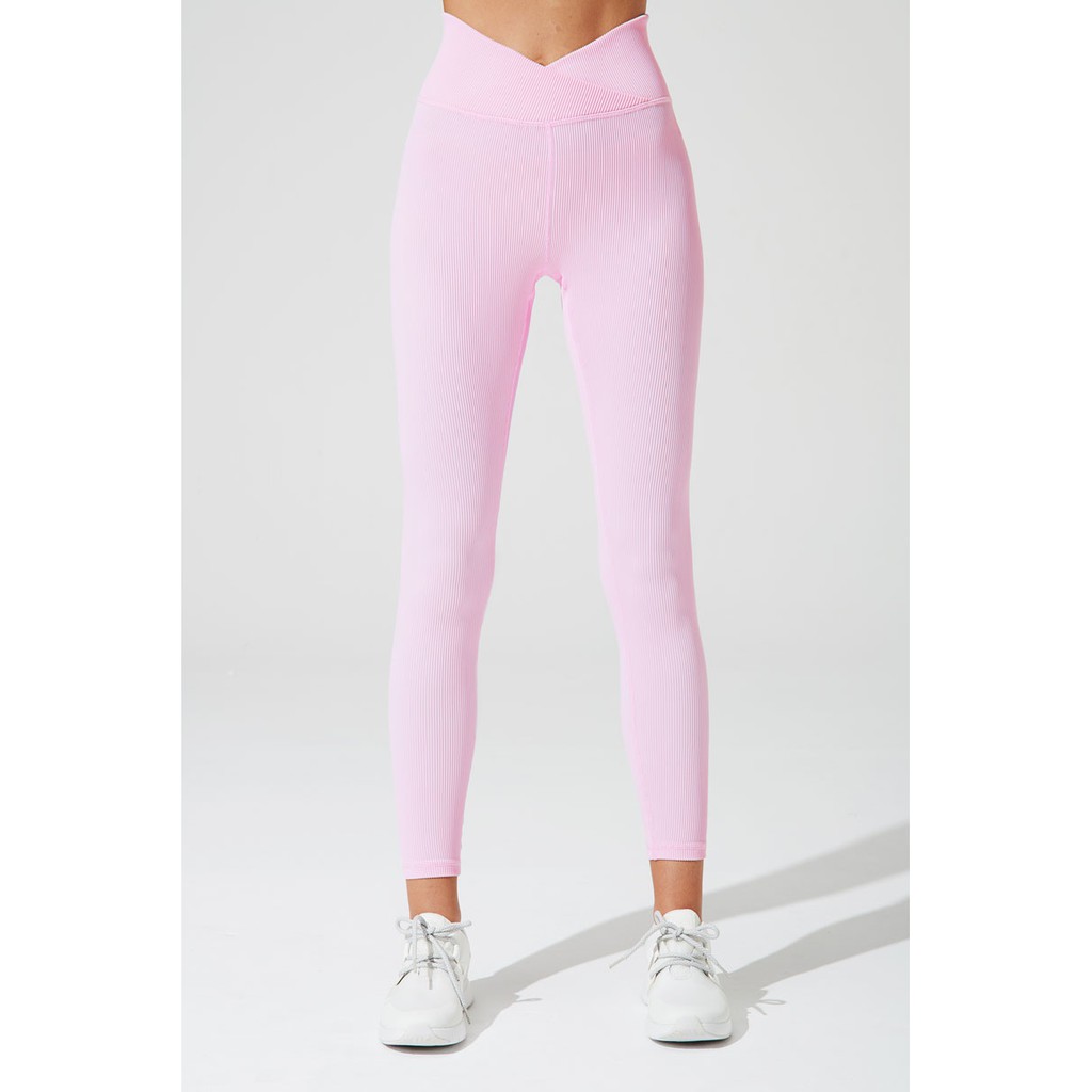 OLABEN Quần tập Yoga Gym V-WAIST RIBBED LEGGING