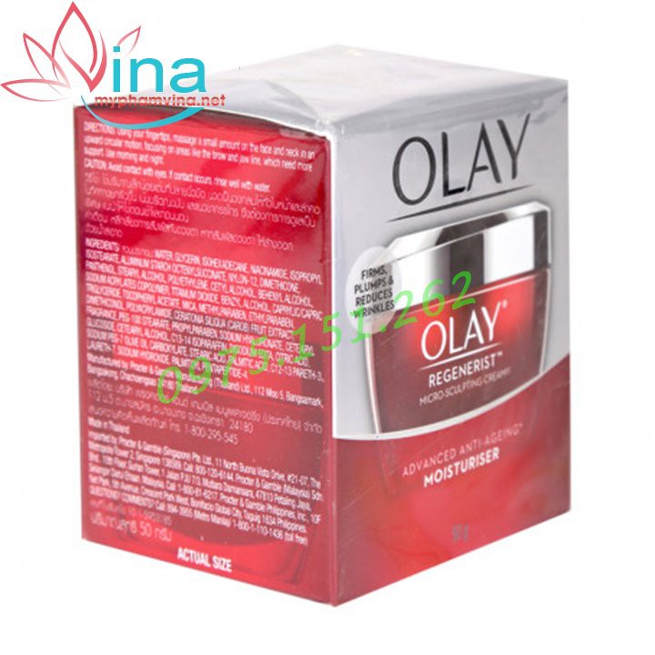 KEM DƯỠNG DA CHỐNG LÃO HÓA BAN ĐÊM OLAY REGENERIST MICRO-SCULPTING CREAM (50G)