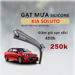 Gạt mưa cho xe kia soluto - gạt mưa lưỡi silicon siêu sạch gm33