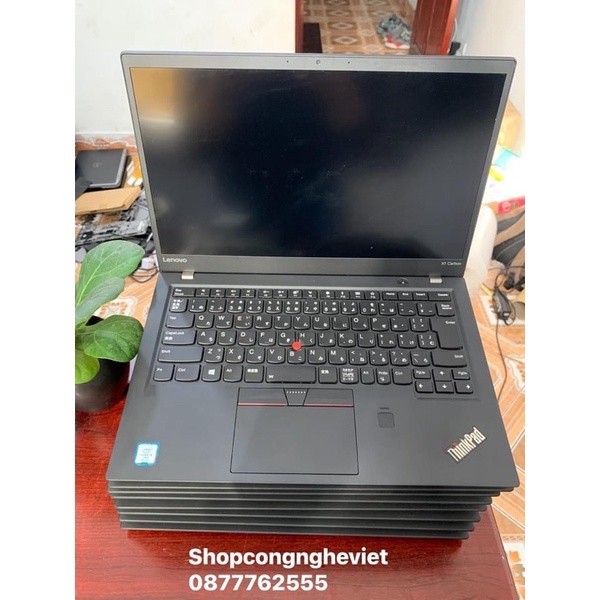 Laptop Lenovo ThinkPad X1 Carbon Gen5 Core i5-7300U, RAM 8G, SSD m2 256G nvme,VGA Intel HD 620,màn 14 inch, Full HD IPS