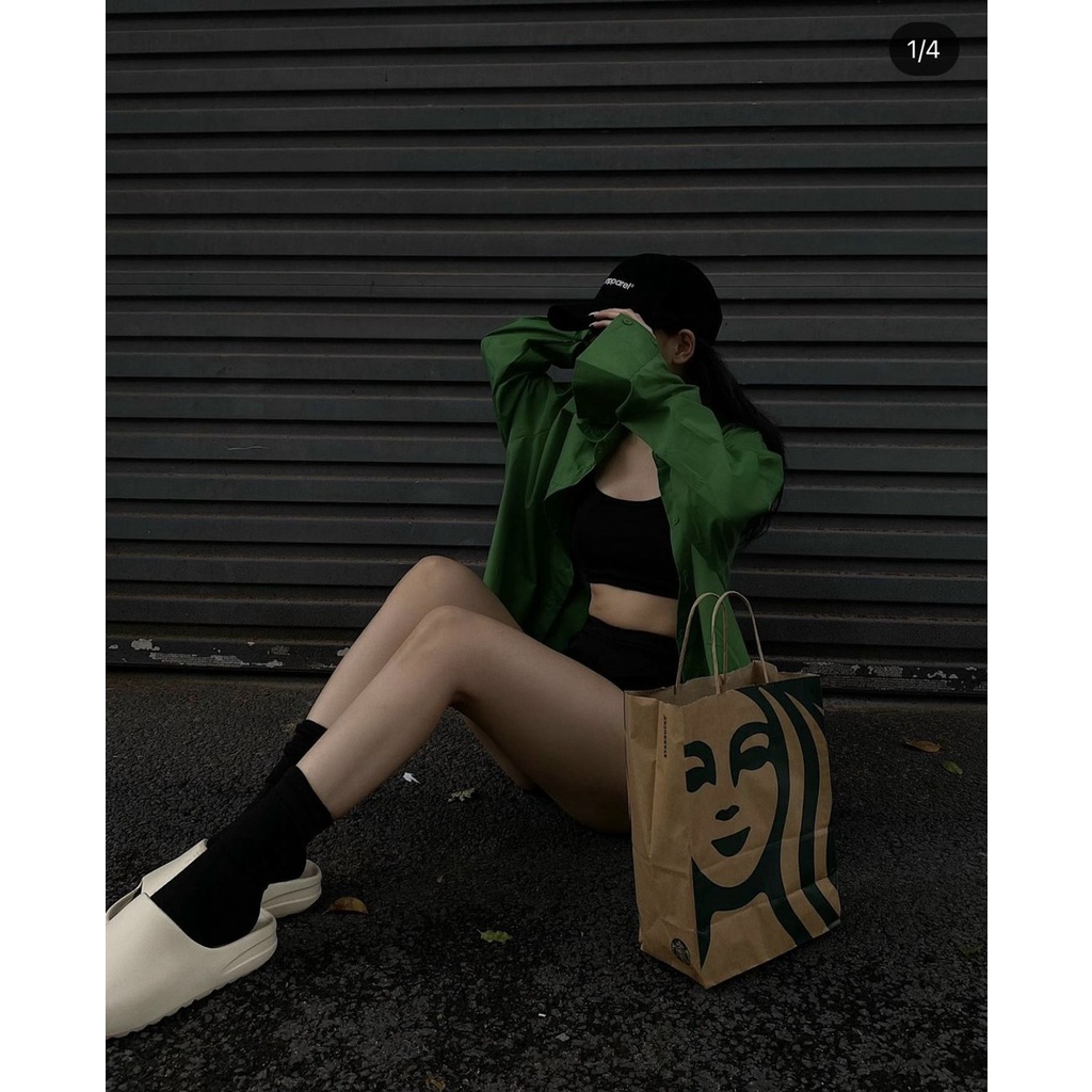 Áo sơ mi nữ oversize L.I.E.N Boutique năng động ,cá tính | BigBuy360 - bigbuy360.vn