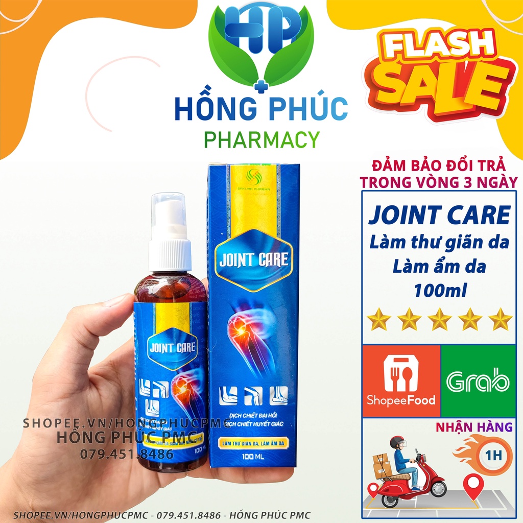 Xịt Joint Care  Bảo vệ vùng da ở vai cổ gáy - Minh Khang Pharmacy