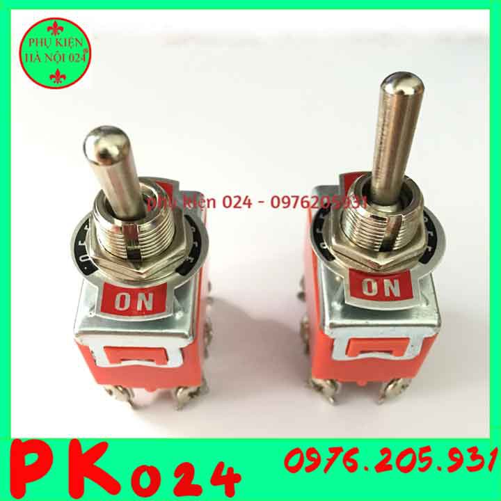 [15A] Công Tắc Gạt ON-OFF-ON Đảo Chiều 6 Chân 220V-15A