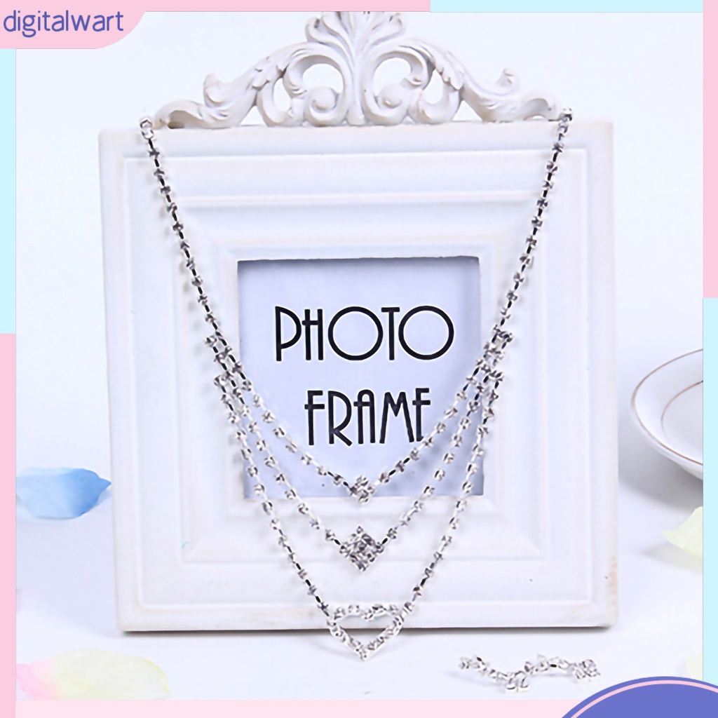 Bộ trang sức đính đá hợp kim hình tim xinh xắn