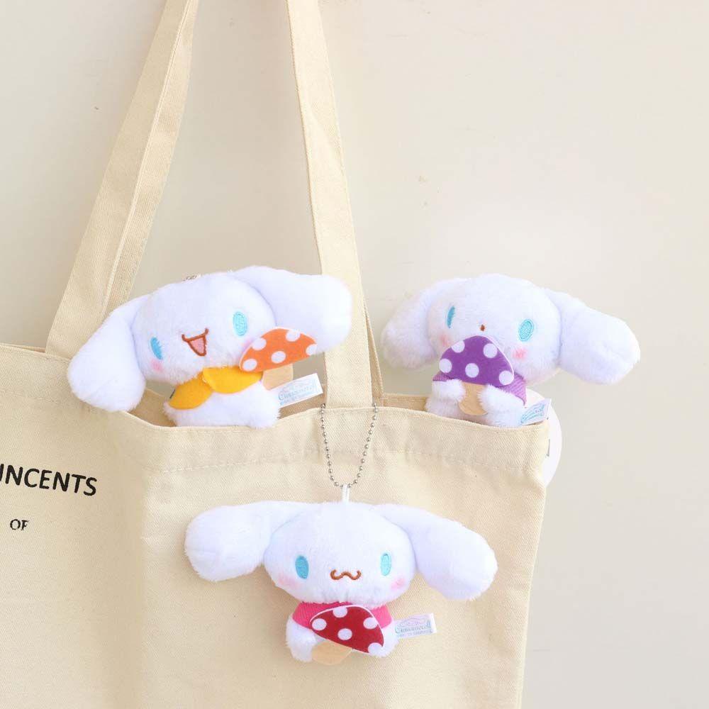 Móc Khóa Hình Mèo / Thỏ Tai To Nhồi Bông Dễ Thương