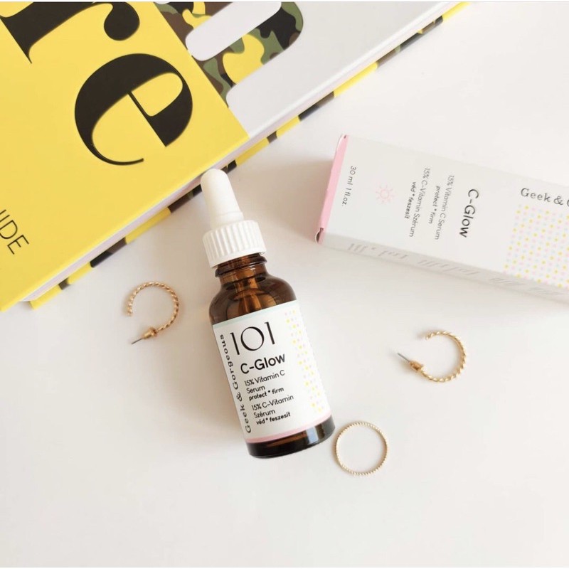 Bộ Sản phẩm sữa rửa mặt, serum, toner Geek & Gorgeous