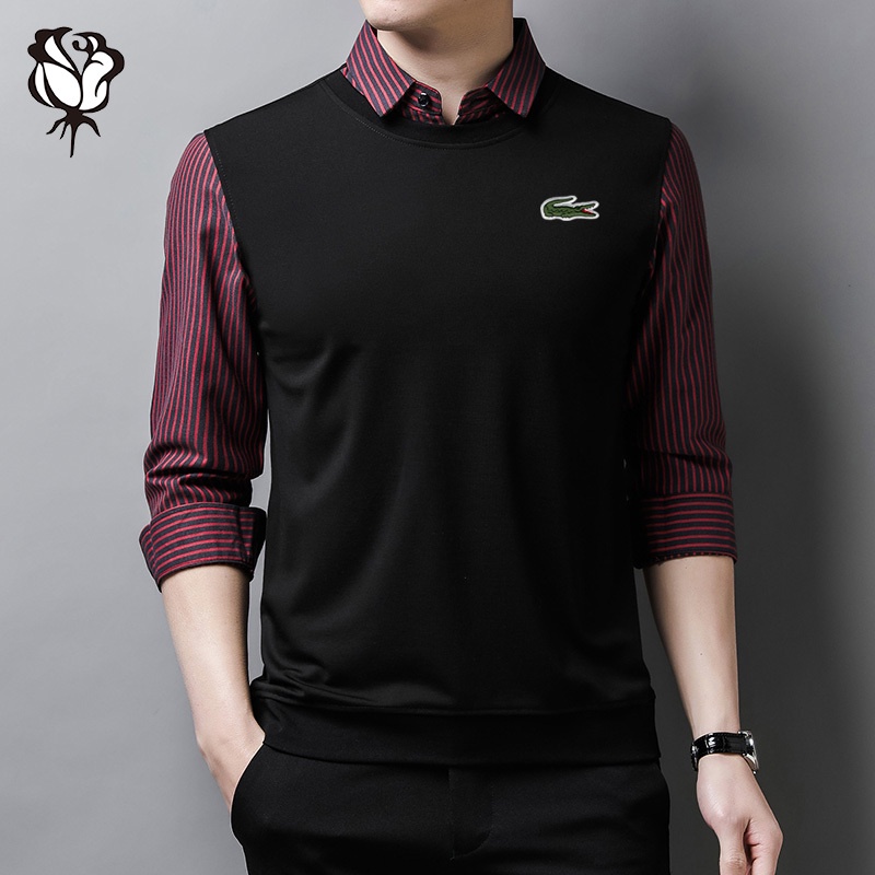 Áo Sơ Mi Nam Dài Tay Cổ Bẻ Thời Trang Mới