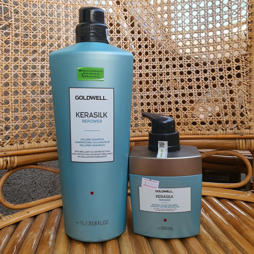 MẶT NẠ DƯỠNG GOLDWELL KERASILK REPOWER INTENSIVE VOLUME TREATMENT 500ML