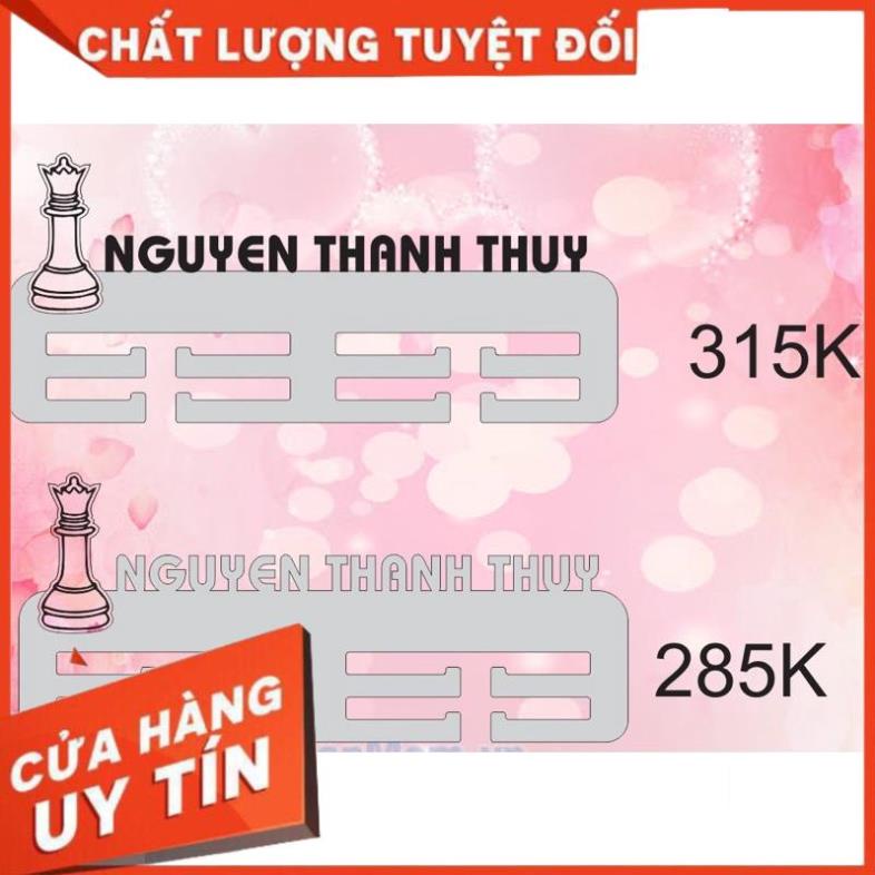 Giá treo huy chương cờ vua 40x18 màu Bạc, Quân cờ trong suốt cực chất.