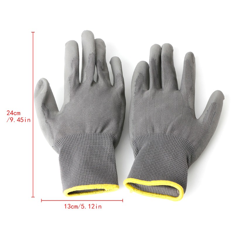 Găng tay bảo hộ lao động bằng nylon PU bền bỉ