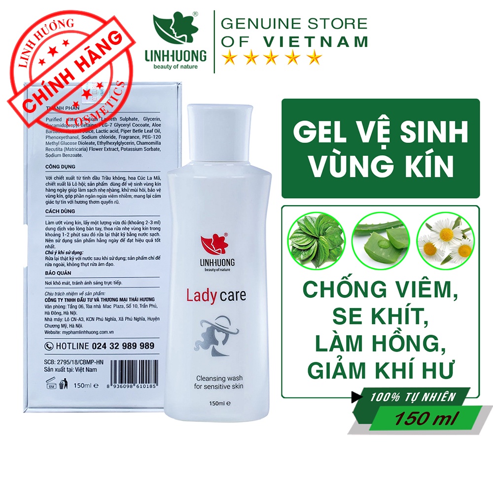 DUNG DỊCH VỆ SINH - LADYCARE LINH HƯƠNG [CHÍNH HÃNG]