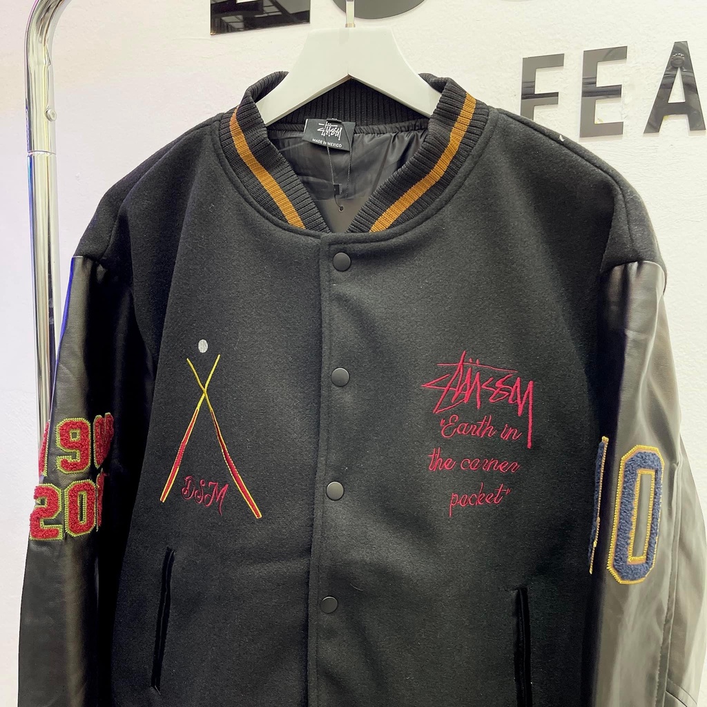 Áo Khoác Bomber STÜSSY40TH ANNIVERSARY IST VARSITY JACKET