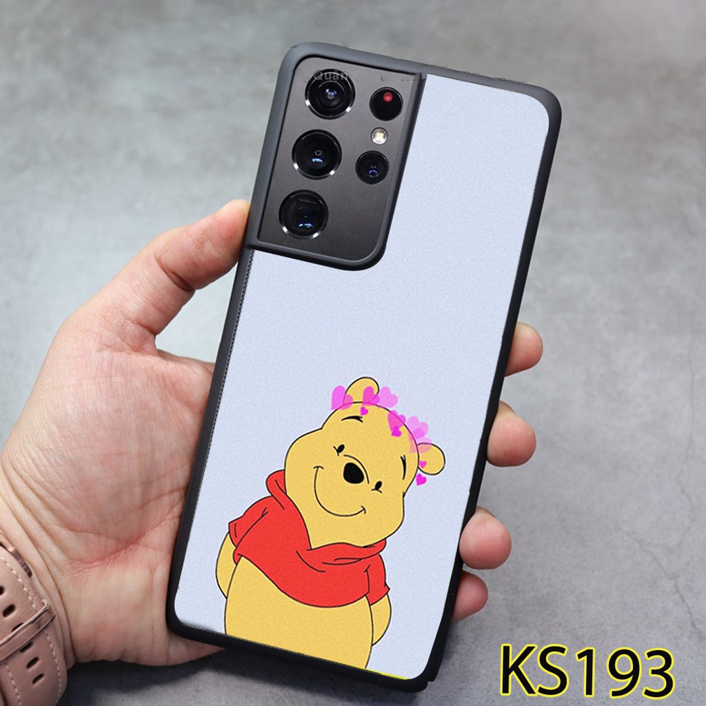 Ốp Samsung S21 - S21 FE -  S21 PLUS - S21 Ultra - Ốp lưng Samsung in hình Gấu Pooh siêu đẹp, độc, lạ