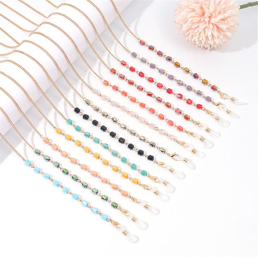 MOILYVN Dây Đeo Kính Chống Trượt Bằng Kim Loại Thời Trang