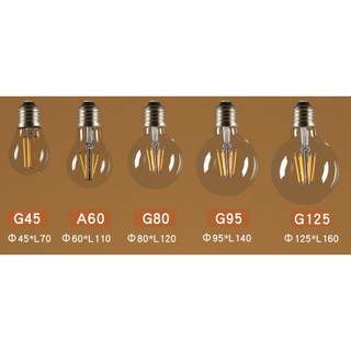 Bóng Đèn Led Edison G45 4W Đui E27 HL Studio