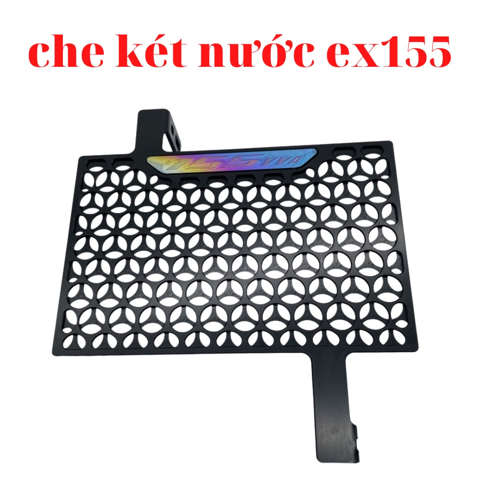 Che két nước xe exciter 155 nhôm cnc hàng sịn đẹp dày dặn bảo hành 1 năm không phai màu