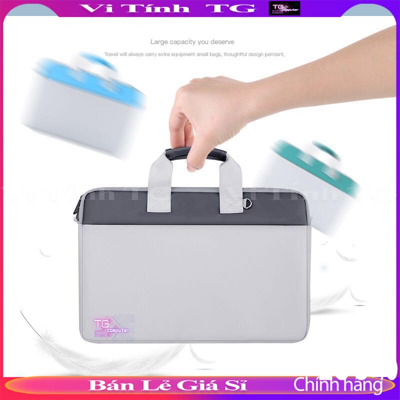 Cặp đựng laptop công sở nam nữ cao cấp unisex 15 inch TGStore TXLT